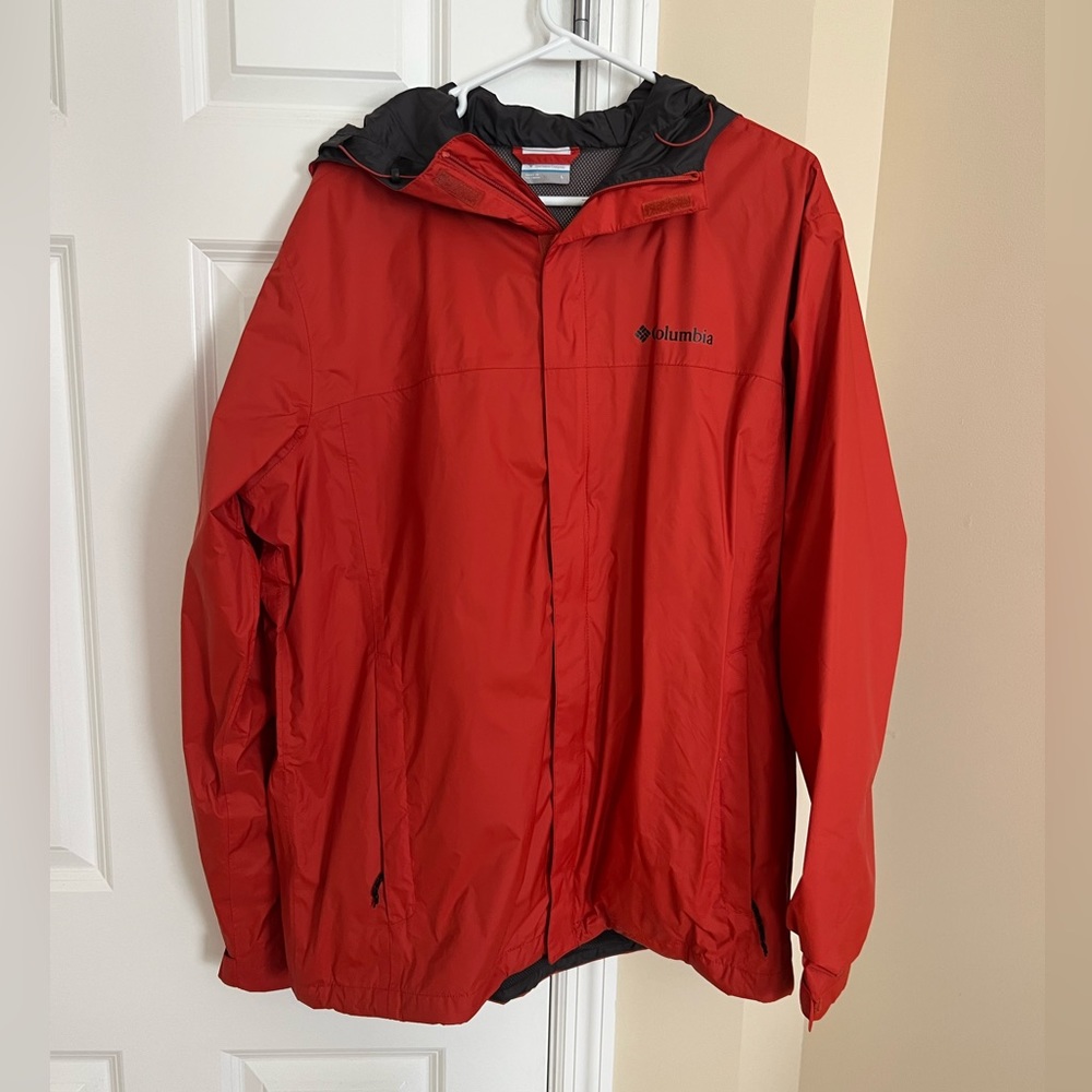 Columbia Windbreaker/Waterproof Jacket Orange-Red